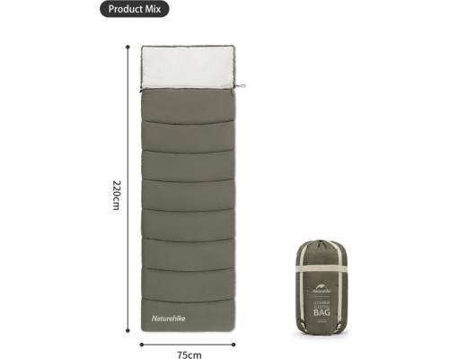 Спальний мішок Naturehike LD250 CNK2300SD016, темно-зелений (6976023921797) Спальний мішок Naturehike LD250 CNK2300SD016, темно-зелений (6976023921797)