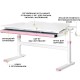Парта Evo-kids Lite Pink (TH-360 WG/PN Lite)