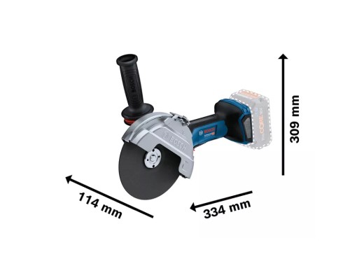 Шліфувальна машина Bosch GWS 182P 125 мм 18V, 2800-9000об/хв, 1.7кг (без АКБ та ЗП) (0.601.9H6.L01)