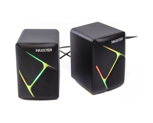 Акустична система Maxxter CSP-U004RGB USB Black (CSP-U004RGB)