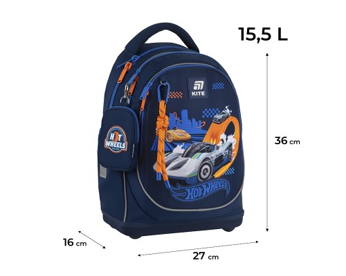Рюкзак шкільний Kite Education 724 Hot Wheels (HW25-724S)
