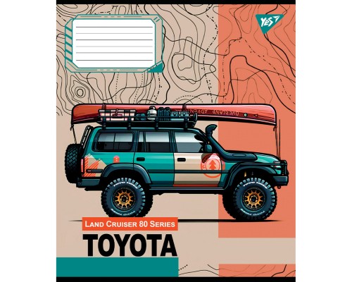 Зошит Yes Off road vehicle А5 60 аркушів лінія (767410)