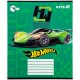 Зошит Kite Hot Wheels, 12 аркушів, коса лінія (HW25-235)