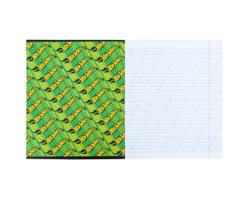 Зошит Kite Hot Wheels, 12 аркушів, коса лінія (HW25-235)