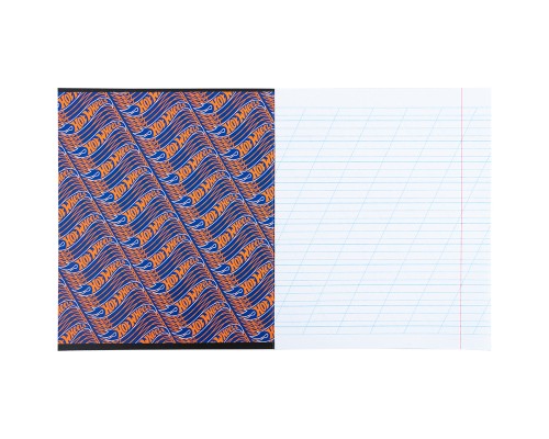 Зошит Kite Hot Wheels, 12 аркушів, коса лінія (HW25-235)