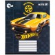 Зошит Kite Hot Wheels, 12 аркушів, коса лінія (HW25-235)