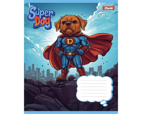 Зошит 1 вересня Super Dog А5 12 аркушів клітинка (768252)