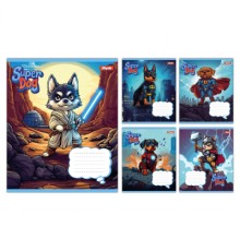 Зошит 1 вересня Super Dog А5 12 аркушів клітинка (768252)