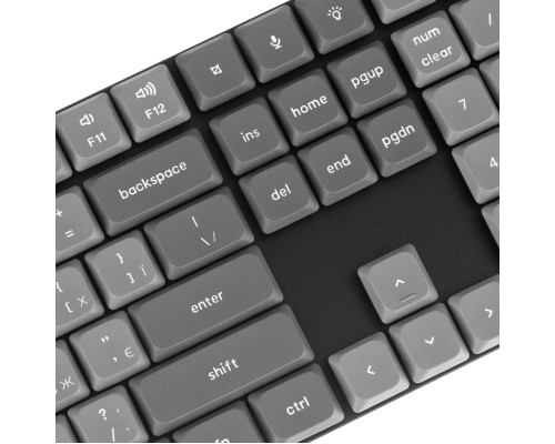 Клавіатура Keychron K5 Max Gateron MX 2.0 Brown White Led QMK Wireless/Bluetooth/USB-А UA Black (K5M-A3-UA)
