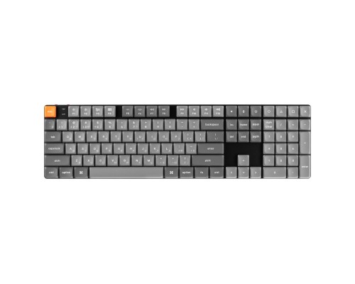 Клавіатура Keychron K5 Max Gateron MX 2.0 Brown White Led QMK Wireless/Bluetooth/USB-А UA Black (K5M-A3-UA)