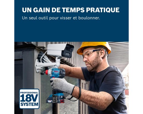 Гайковерт Bosch GDX 18V-285 18V, до 3600об/хв, 285Нм, квадрат 1/2