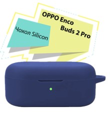 Чохол для навушників BeCover Silicon для OPPO Enco Buds 2 Pro Deep Blue (713224)