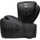 Боксерські рукавички RDX F6 Kara Matte Black 6 унцій (BGR-F6MB-6OZ)