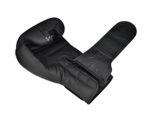 Боксерські рукавички RDX F6 Kara Matte Black 6 унцій (BGR-F6MB-6OZ)