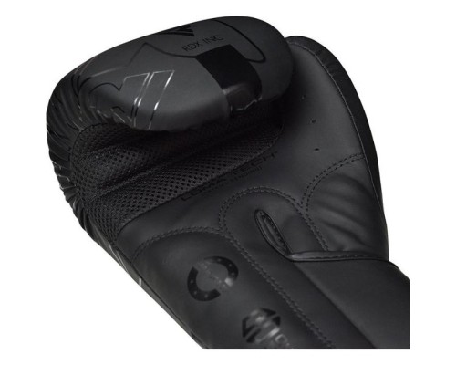 Боксерські рукавички RDX F6 Kara Matte Black 6 унцій (BGR-F6MB-6OZ)