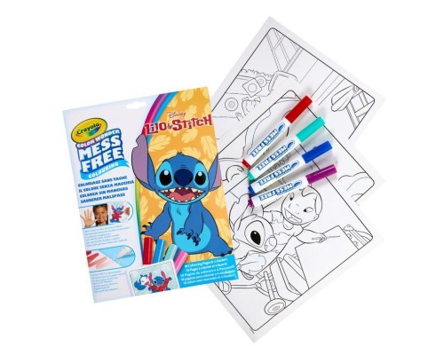 Набір для творчості Crayola Lilo and Stitch Розмальовка, 18 сторінок та 4 фломастери (75-2665)