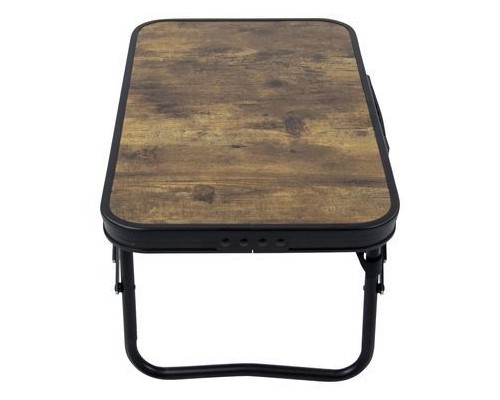 Туристичний стіл Bo-Camp Woodbine Compact 56x34 cm Black/Wood look (1404190) (DAS303264)