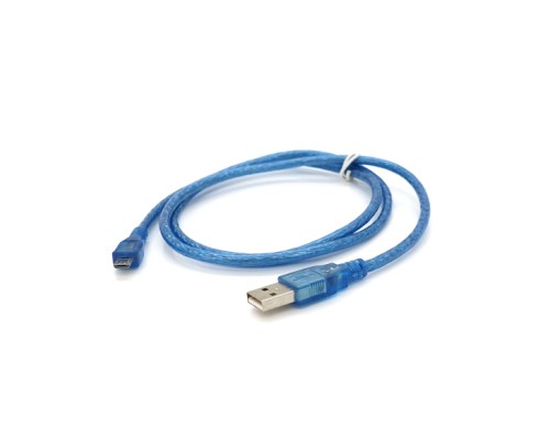 Дата кабель USB 2.0 AM to Micro 5P 1.0m blue Voltronic (YT-AM/Mc-1B/05495)