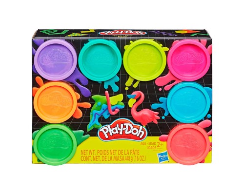 Набір для творчості Hasbro 8 кольорів Веселка NEON (E5044_E5063)