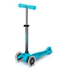 Самокат Micro Mini Deluxe Glow LED льодовик аква (MMD218)