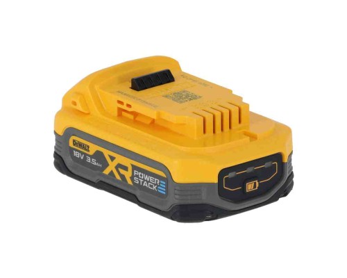 Акумулятор до електроінструменту DeWALT 18V XR Li-lon PowerStack 3.5Ah, вага 0.54 кг (DCBP318)