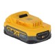 Акумулятор до електроінструменту DeWALT 18V XR Li-lon PowerStack 3.5Ah, вага 0.54 кг (DCBP318)
