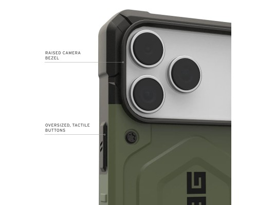 Чохол до мобільного телефона UAG Pathfinder MagSafe iPhone 17 Pro Max Olive (114549117272)