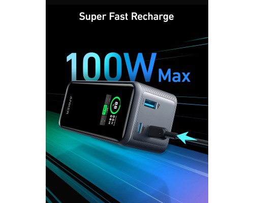 Батарея універсальна Anker Prime 20000mAh, 200W, PD, black (A1336011)