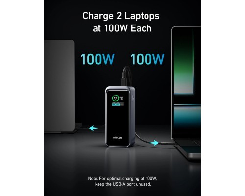 Батарея універсальна Anker Prime 20000mAh, 200W, PD, black (A1336011)