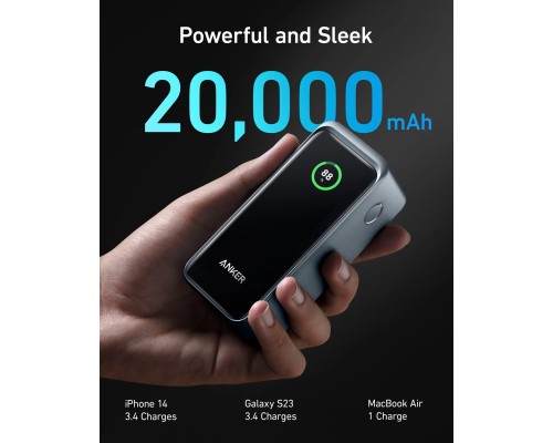 Батарея універсальна Anker Prime 20000mAh, 200W, PD, black (A1336011)