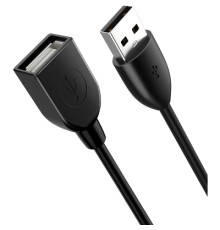 Дата кабель USB 2.0 AM/AF 0.5m Cabletime (CA915156)