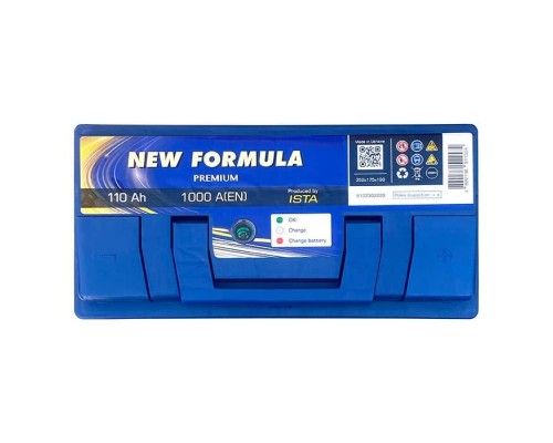 Акумулятор автомобільний NEW FORMULA PREMIUM 110Ah Ев (-/+) (1000EN) (6102304219)