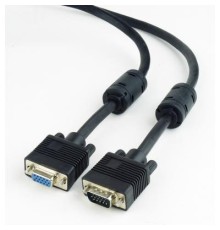 Кабель мультимедійний VGA M/F 1.8m Cablexpert (CC-PPVGAX-6B)