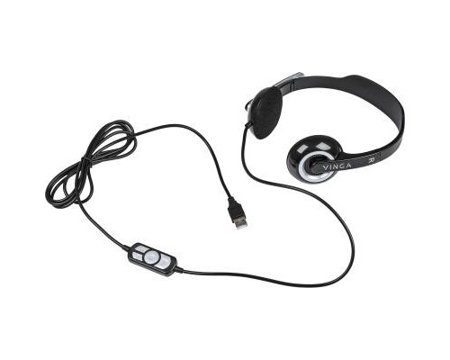 Навушники Vinga HSU60 USB Black (HSU60BK)