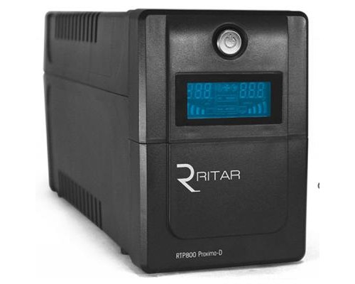 Пристрій безперебійного живлення Ritar RTP800 (480W) Proxima-D (RTP800D)