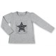 Кофта дитяча Breeze сіра меланж із зіркою (7979-92G-gray)