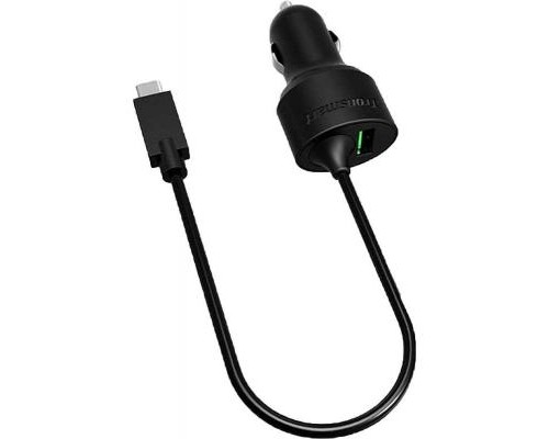 Зарядний пристрій Tronsmart CCTA QC3.0 & Type-C Car Black (211281)