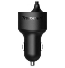 Зарядний пристрій Tronsmart CCTA QC3.0 & Type-C Car Black (211281)