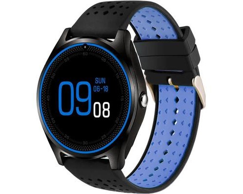 Смарт-годинник UWatch V9 Black-Blue (F_59927)