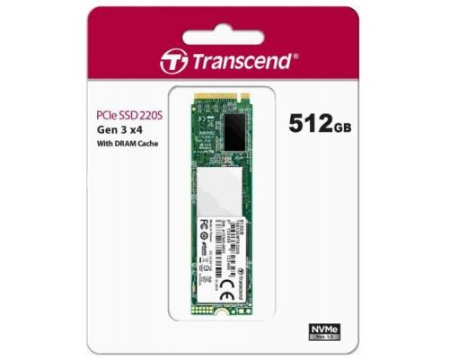 Накопичувач SSD M.2 2280 512GB Transcend (TS512GMTE220S)