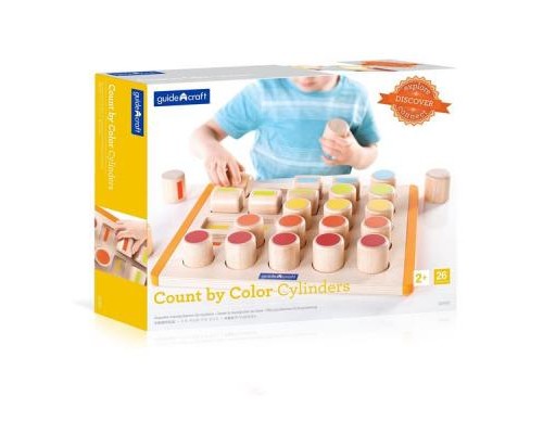 Розвиваюча іграшка Guidecraft Manipulatives Рахункові циліндри (G6902) Розвиваюча іграшка Guidecraft Manipulatives Рахункові циліндри (G6902)