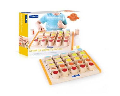 Розвиваюча іграшка Guidecraft Manipulatives Рахункові циліндри (G6902) Розвиваюча іграшка Guidecraft Manipulatives Рахункові циліндри (G6902)