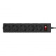 Мережевий фільтр живлення LogicPower LP-X5 PREMIUM, 2m black (9583)