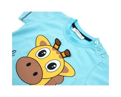 Набір дитячого одягу Breeze з жирафом (13739-74B-blue)