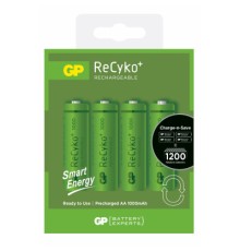 Акумулятор Gp AA 100AAHCE-2GB4 ReCyko+ Smart Energy 1000 mAh * 4 (NiMn) (100AAHCE / 4891199145452)