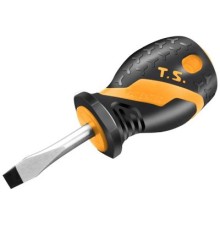 Викрутка Tolsen Ерго приямою шліц 6.5х38 мм (20132)