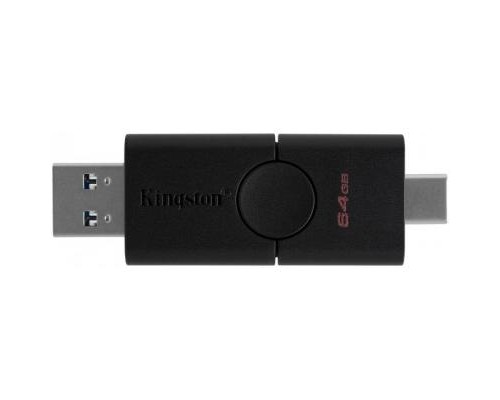 USB флеш накопичувач Kingston 64GB DataTraveler Duo USB 3.2 Gen1/Type-C (DTDE/64GB)