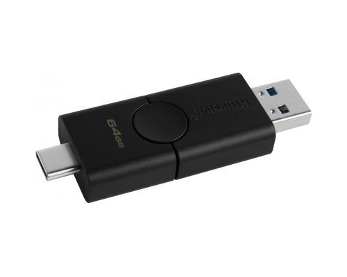 USB флеш накопичувач Kingston 64GB DataTraveler Duo USB 3.2 Gen1/Type-C (DTDE/64GB)