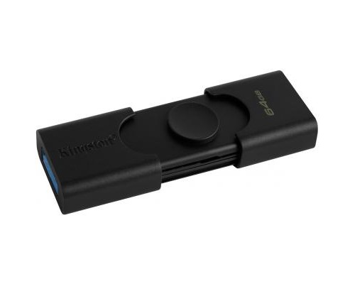 USB флеш накопичувач Kingston 64GB DataTraveler Duo USB 3.2 Gen1/Type-C (DTDE/64GB)