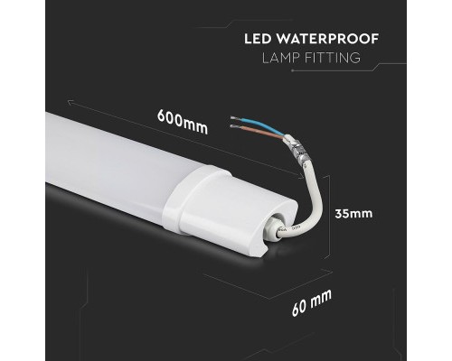 Світильник V-TAC 18W, SKU-6473, S-series, 600mm, 230V, 6400К (3800157647205)